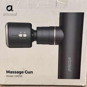 Arboleaf Thermacool Deep Tissue Mini Massage Gun Heat Cold Therapy Travel Metal